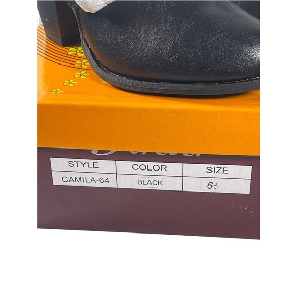 Forever Women's Camila-64 Buckle Strap Chunky Heel Ankle Riding Booties Boots - Picture 2 of 3